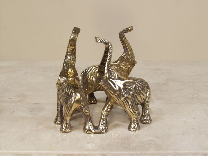 0086 - Large Elephant - Brass