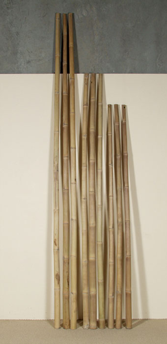 100-9560 - 82In.  Natural Bamboo, Set of 6