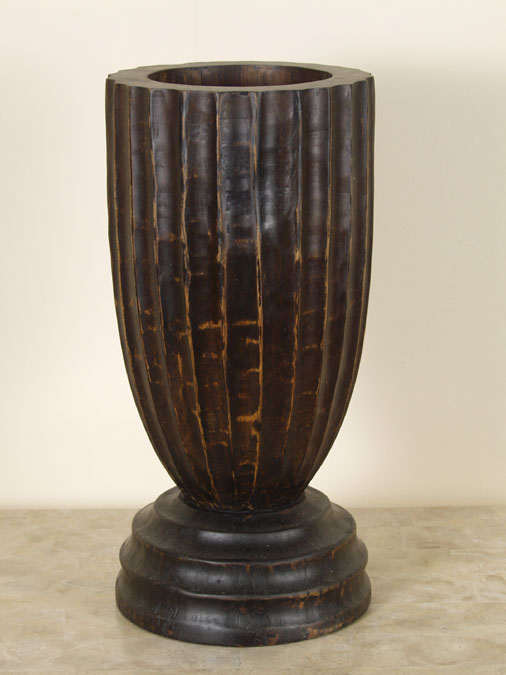 102-10390-15 - 15 In. Mewar Vase, Dark Brown