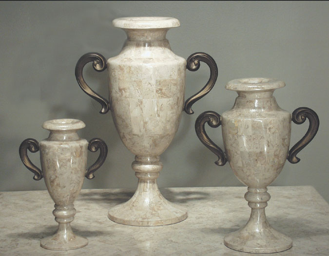 16-0317 - Murano Vase, Medium, Cantor Stone