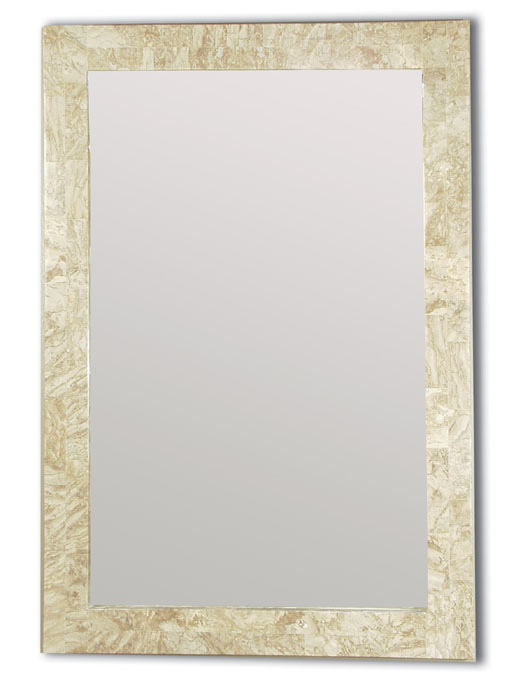 16-1459 - Cube Mirror Frame, Cantor Stone-with mirror