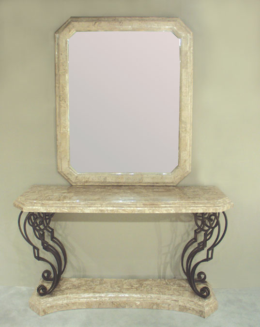 16-2909 - Olympus Mirror Frame, Cantor Stone (with beveled mirror)