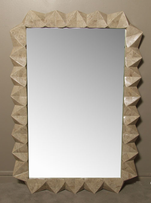 16-5501 - Prism Mirror Frame, Cantor Stone