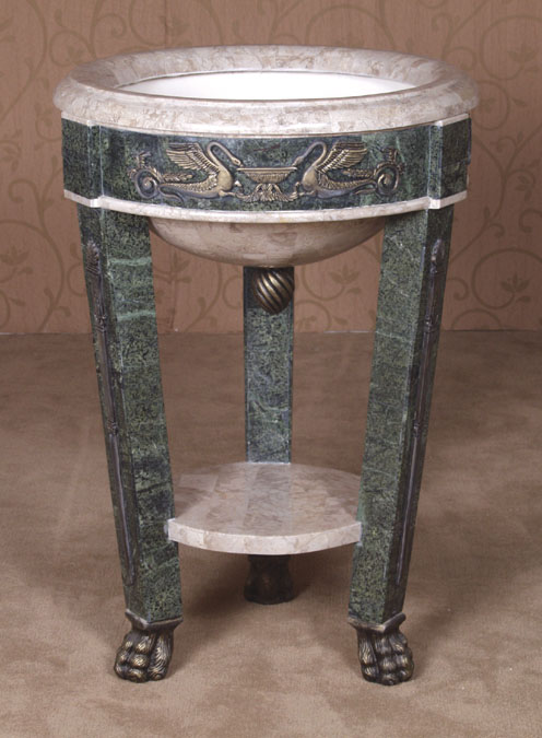 16/70-0328 - Harris Jardiniere, Cantor Stone with Wax Stone