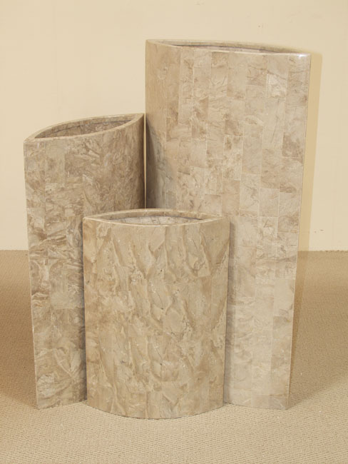 16-7509 - Avalon Floor Vase, Medium, Cantor Stone