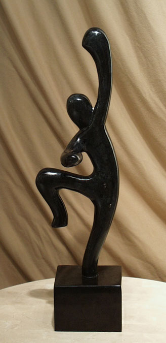 57-0508L - Dancer Sculpture-LEFT,  Black Stone