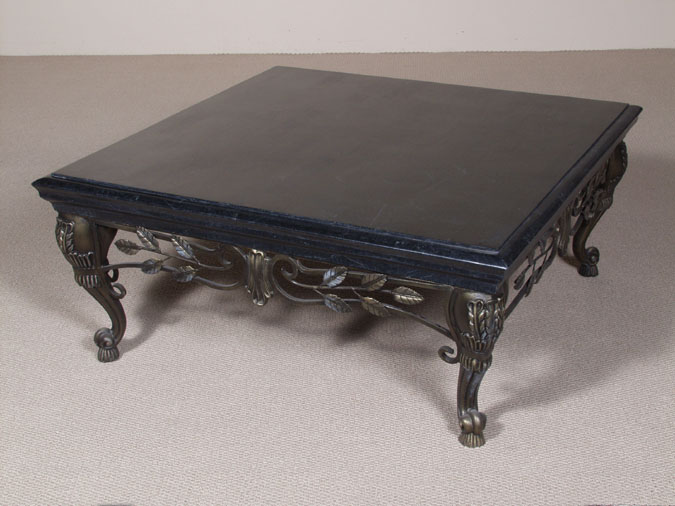 57-1652 - Majestic Square Cocktail Table, Black Stone
