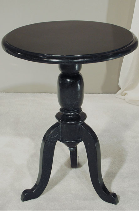 57-2107 - Bistro Side Table, Black Stone