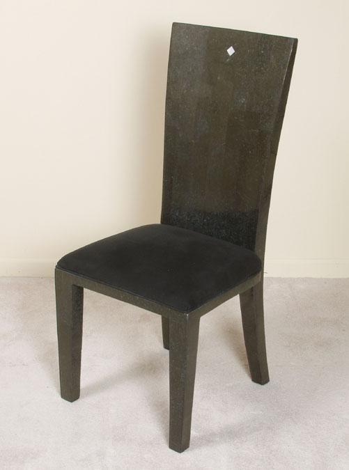 57-5030 - Chancellor Chair, Black Stone