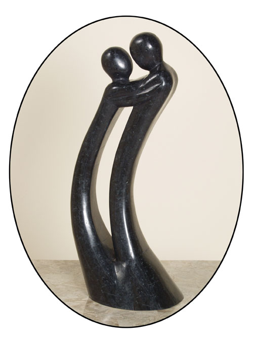 57-9569 - Tango Sculpture, Black Stone