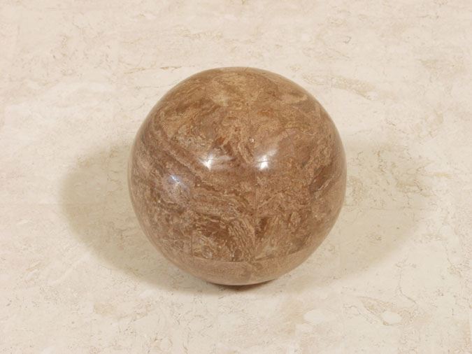 58-0040 - 3.5 In. Sphere, Wood Stone (formerly #5840)