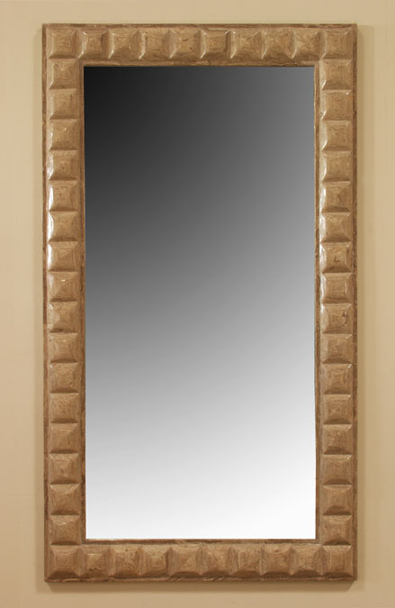 58-5605 - Tribeca Mirror Frame, Light & Dark Woodstone