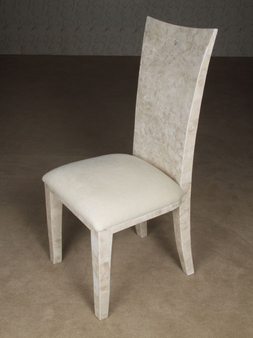 64-5030 - Chancellor Chair, Beige Fossil Stone