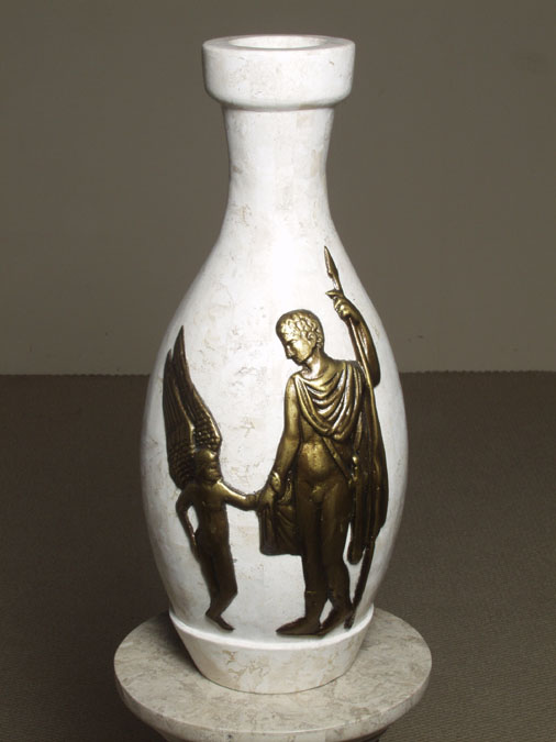 71-9325 - Grecian Water Jug, White Ivory Stone