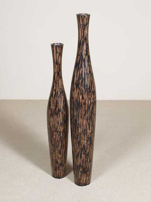 93-9414 - Eva Vase, Short, Cotton Husk