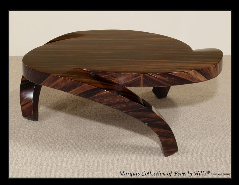 96-2551 - Hurricane Cocktail Table, Dark Banana Bark