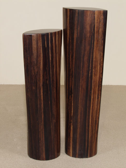 7-96-9585-36 - 36 In. High Rain Forest Pedestal, Dark Banana Bark